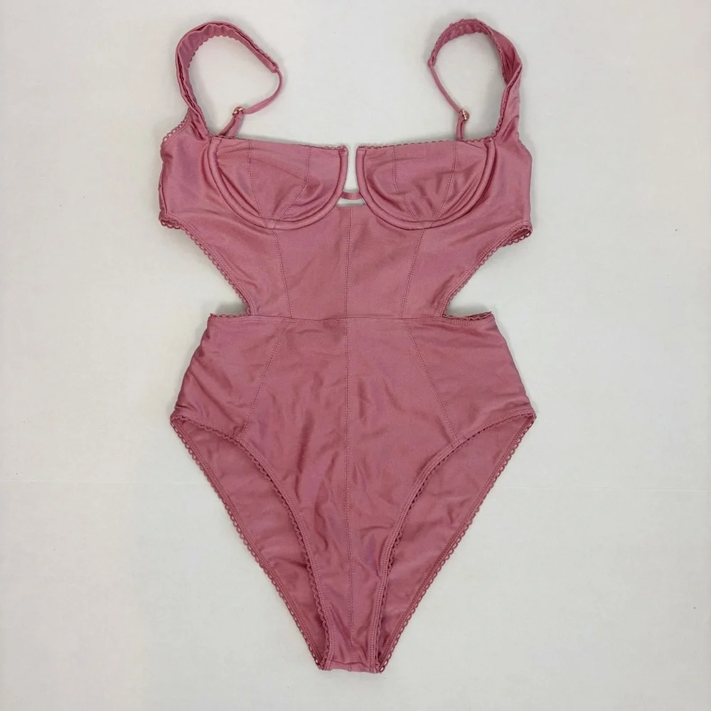Tularosa Aura One Piece in Dusk Rose Size XS - Picture 2 of 14